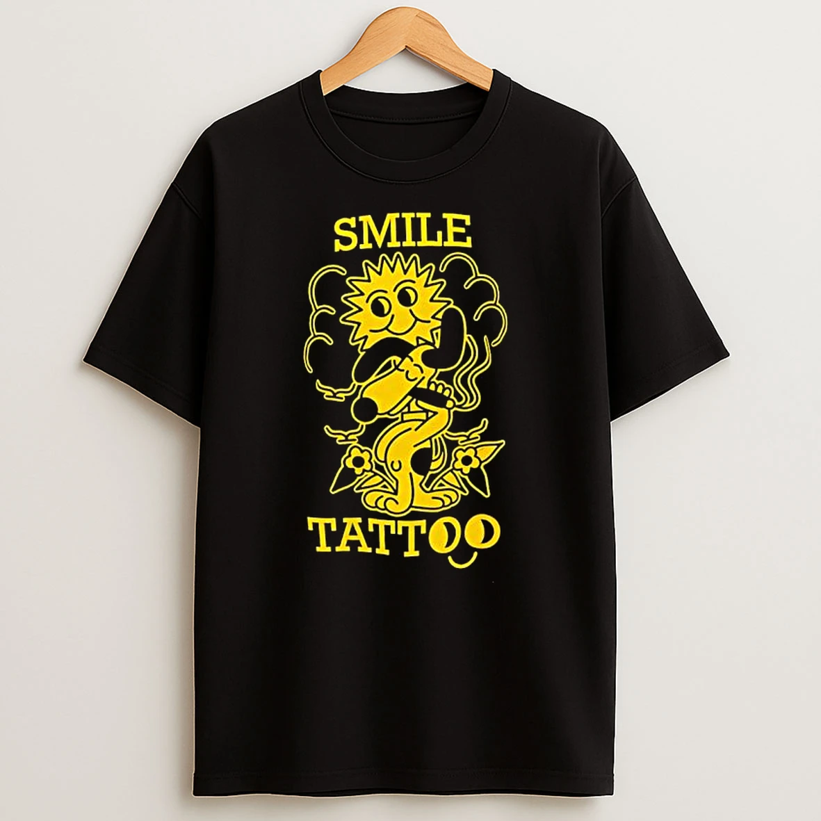 Smile Tattoo Character T Shirt
