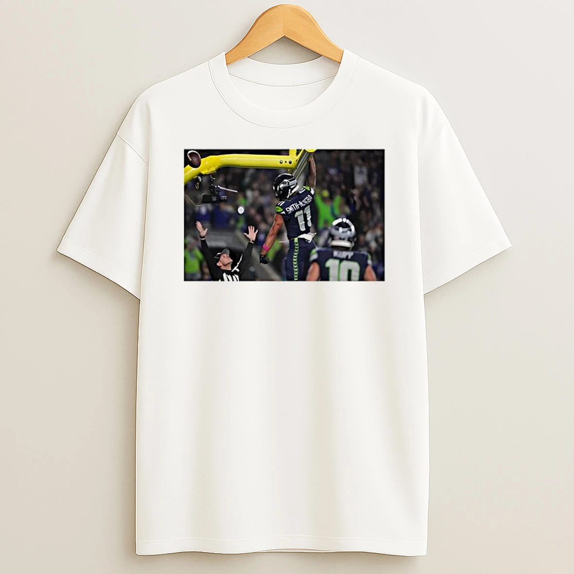 Smith Njigba Touchdown Dunk Seattle Seahawks T Shirt