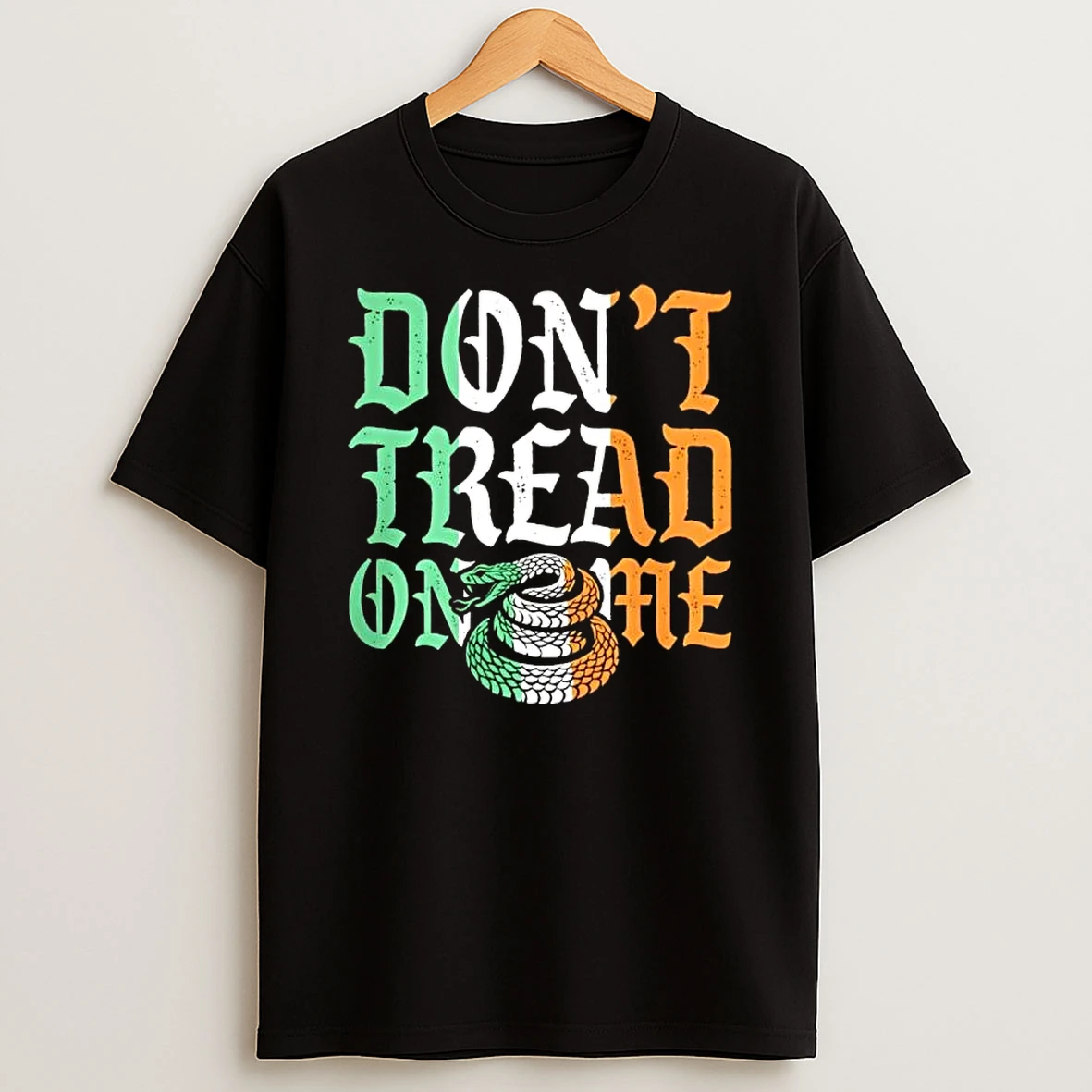 Snake Dont Tread On Me Irish T Shirt