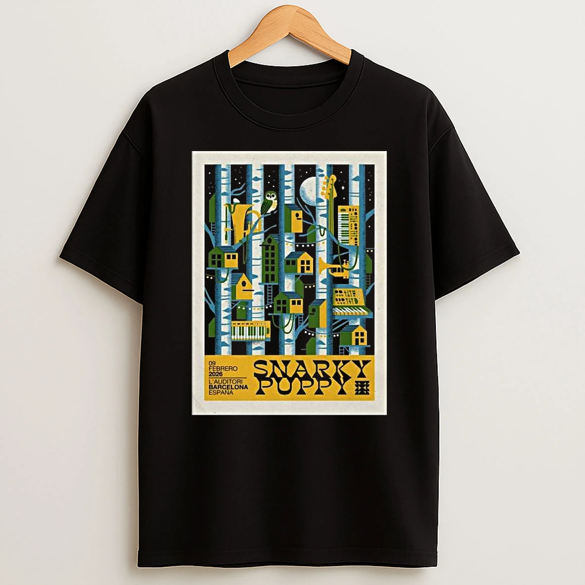Snarky Puppy Barcelona Spain February 9 2026 T Shirt