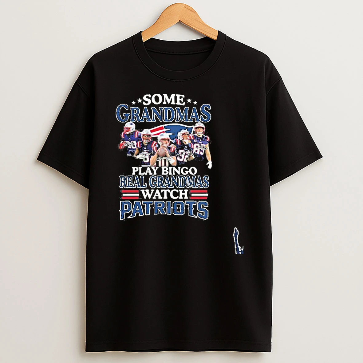 Some Grandmas Play Bingo Real Grandmas Watch New England Patriots Super Bowl T Shirt