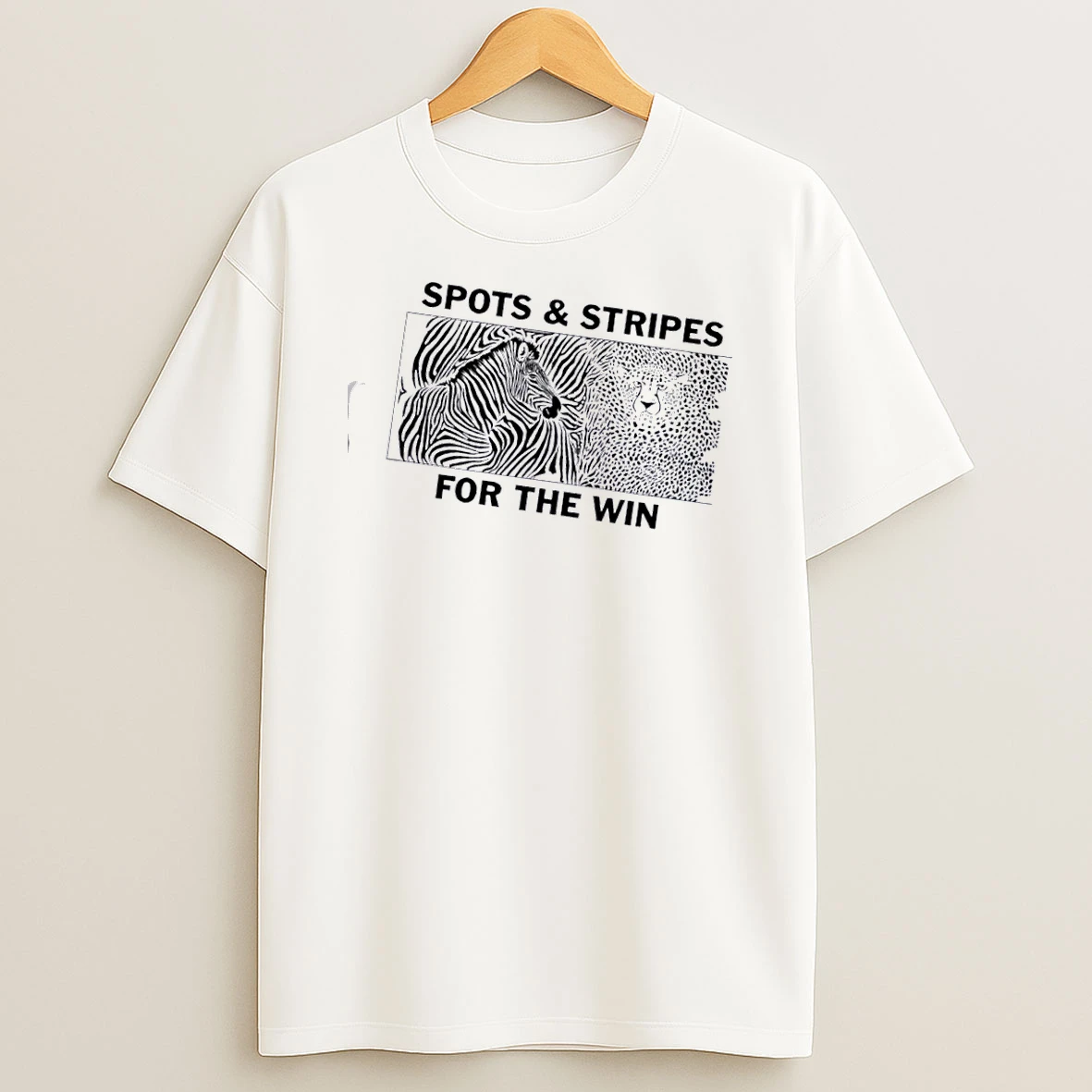 Spots And Stripes For The Win Wildlife T Shirt