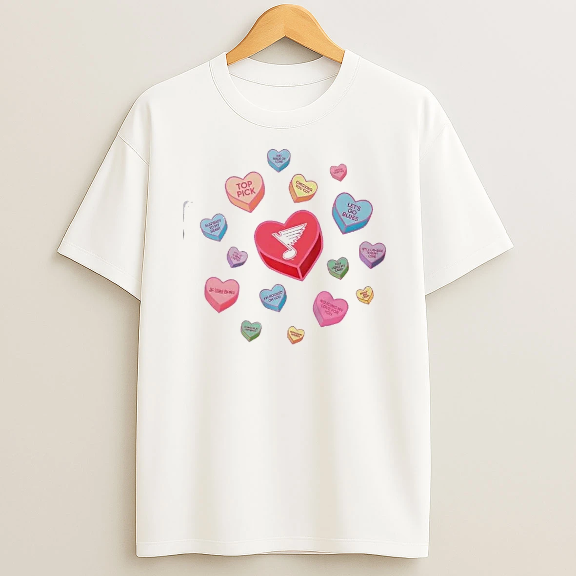 St Louis Blues Sweet Talk Valentines Day T Shirt
