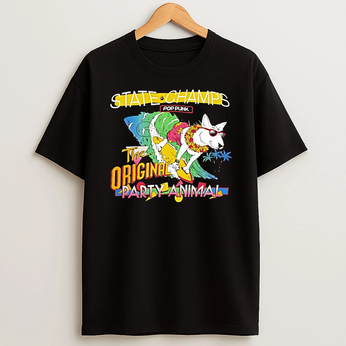 State Champs Party Animal Pop Punk Band T Shirt