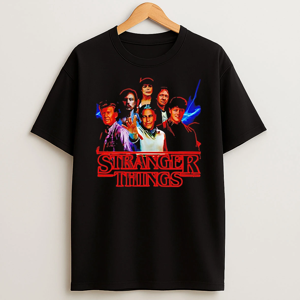 Stranger Things Donald Trump Jeffrey Epstein Parody Funny Political T Shirt