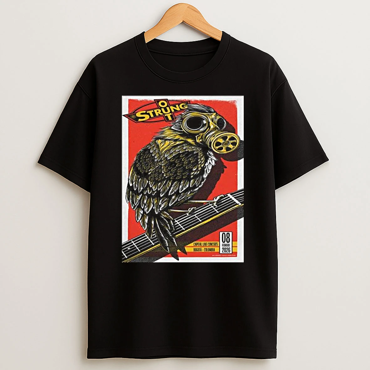 Strung Out February 8 2026 At Capital Music By Relevent Show T Shirt