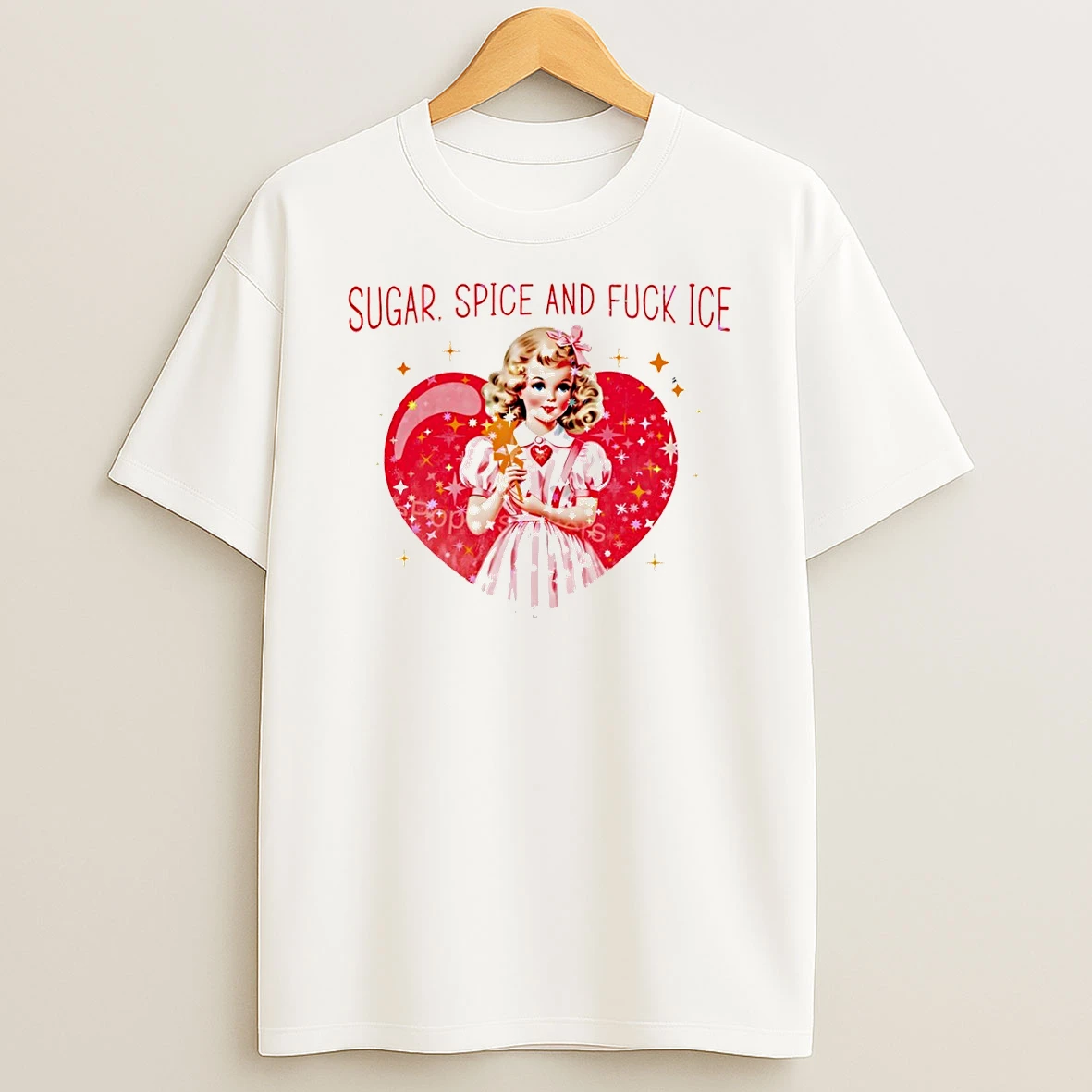 Sugar Spice And Fuck Ice Fdt Anti Trump Maga Chinga La Migra T Shirt