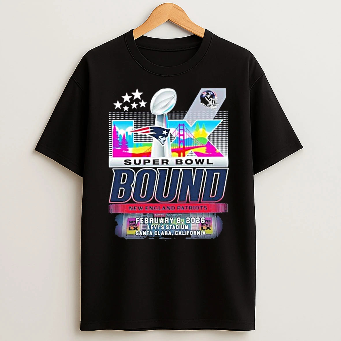Super Bowl Bound New England Patriots T Shirt