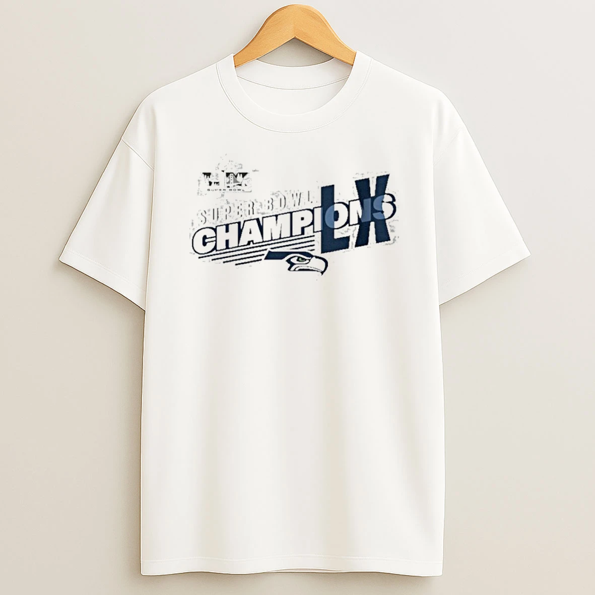 Super Bowl Champions Lx Logo T Shirt