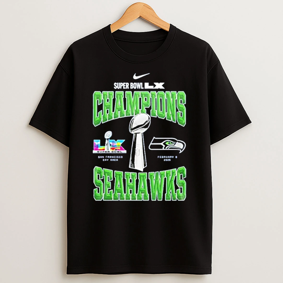 Super Bowl Champions Seahawks T Shirt