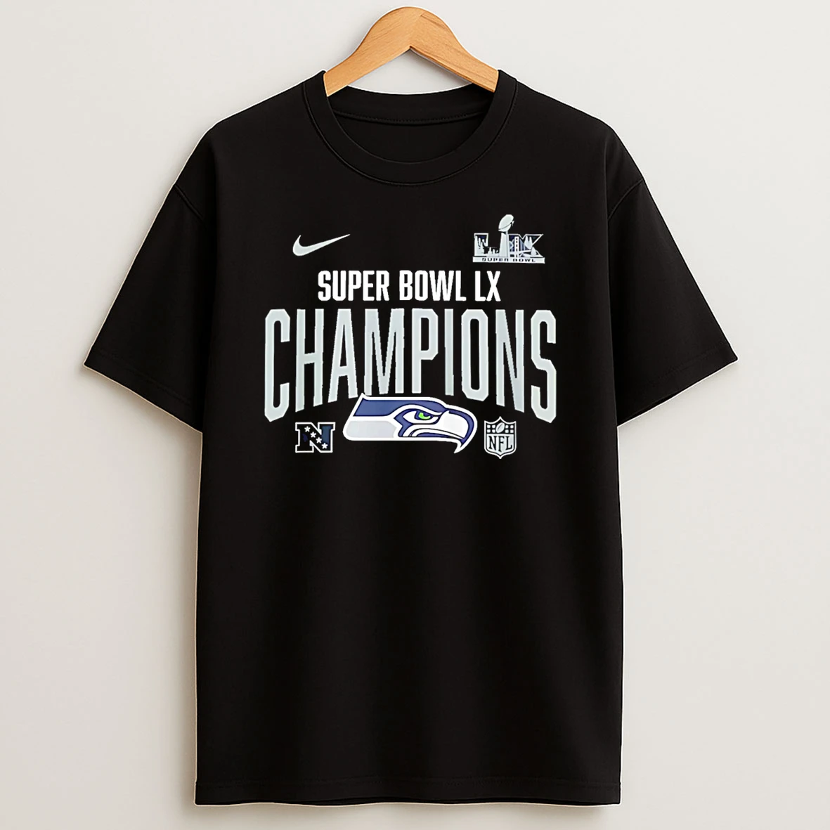 Super Bowl Lx Champions Seattle Seahawks Classic T Shirt