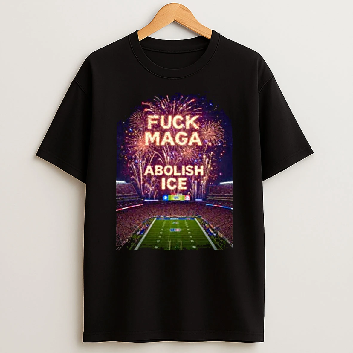 Super Bowl Lx 2026 Halftime Festivities Fuck Maga Abolish Ice T Shirt