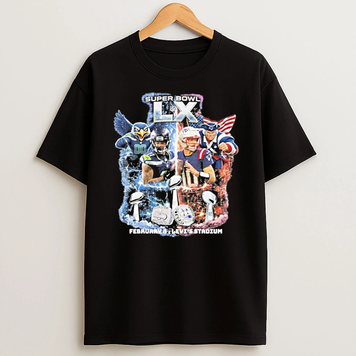 Super Bowl Lx Player February 8 Levis Stadium T Shirt
