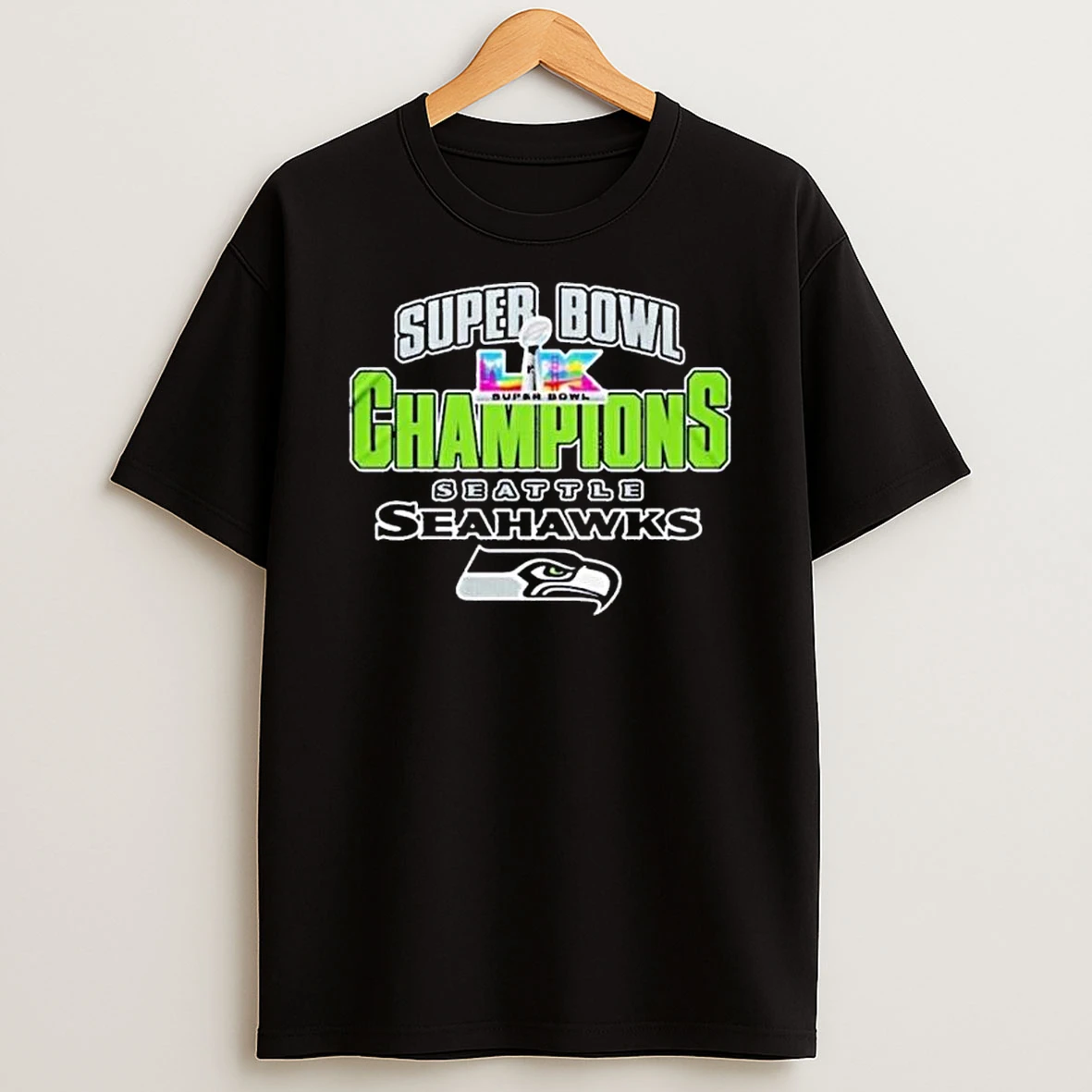 Super Bowl Lx Seattle Seahawks Champions 2026 T Shirt