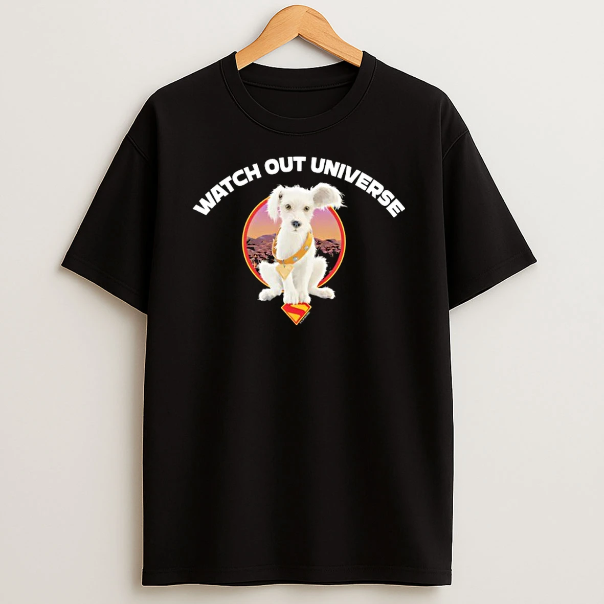 Supergirl 2026 Puppy Krypto Watch Out Universe T Shirt