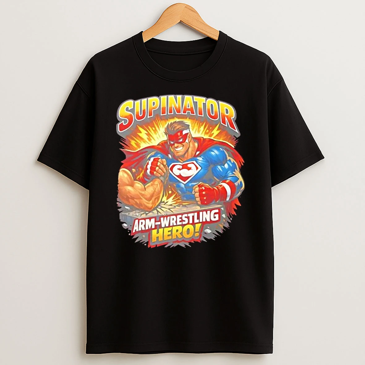 Supinator Arm Wrestling Hero Pro Strength T Shirt