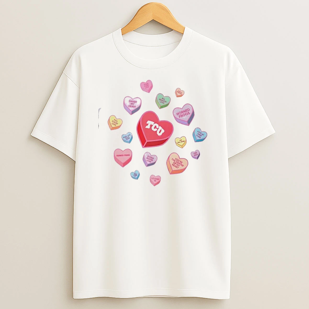 Tcu Horned Frogs Sweet Talk Valentines Day T Shirt