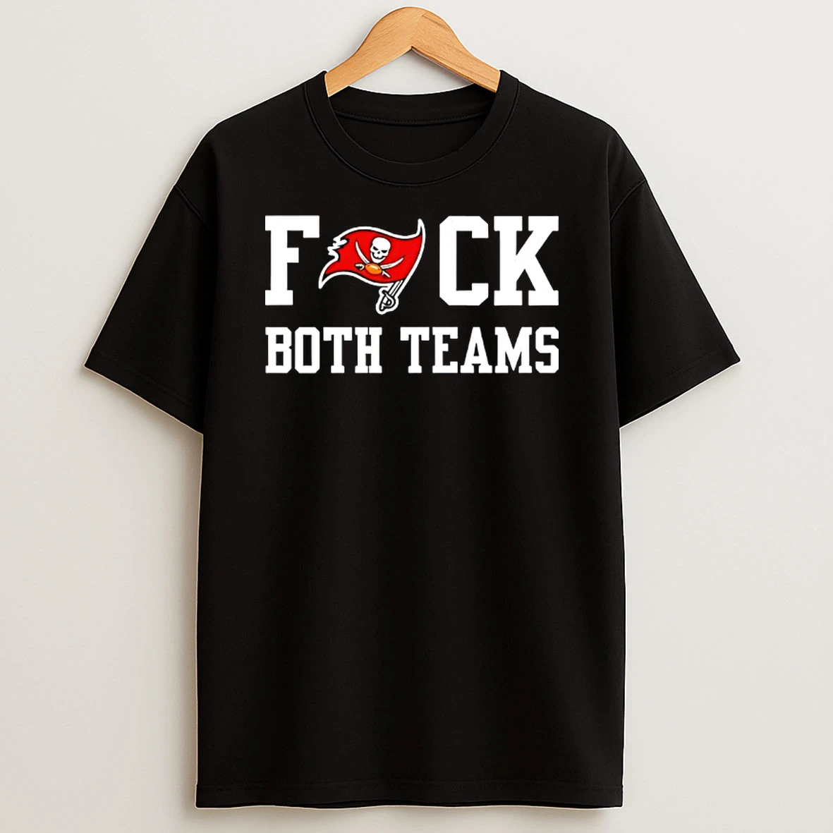 Tampa Bay Buccaneers Football Fuck Both Teams Logo T Shirt