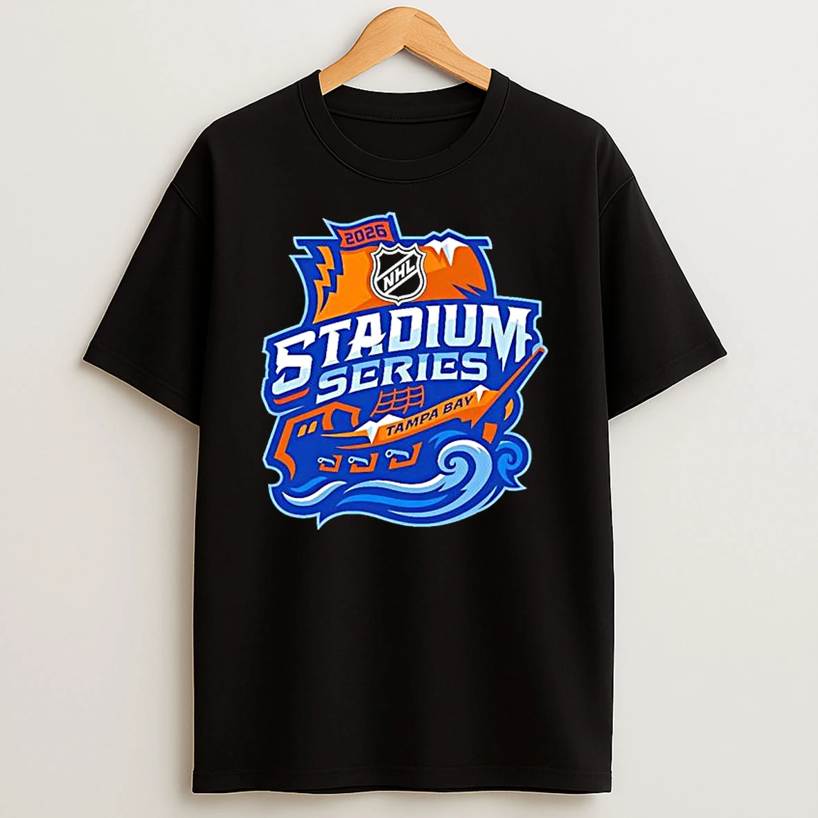 Tampa Bay Lighting 2026 Nhl Stadium Series Logo T Shirt