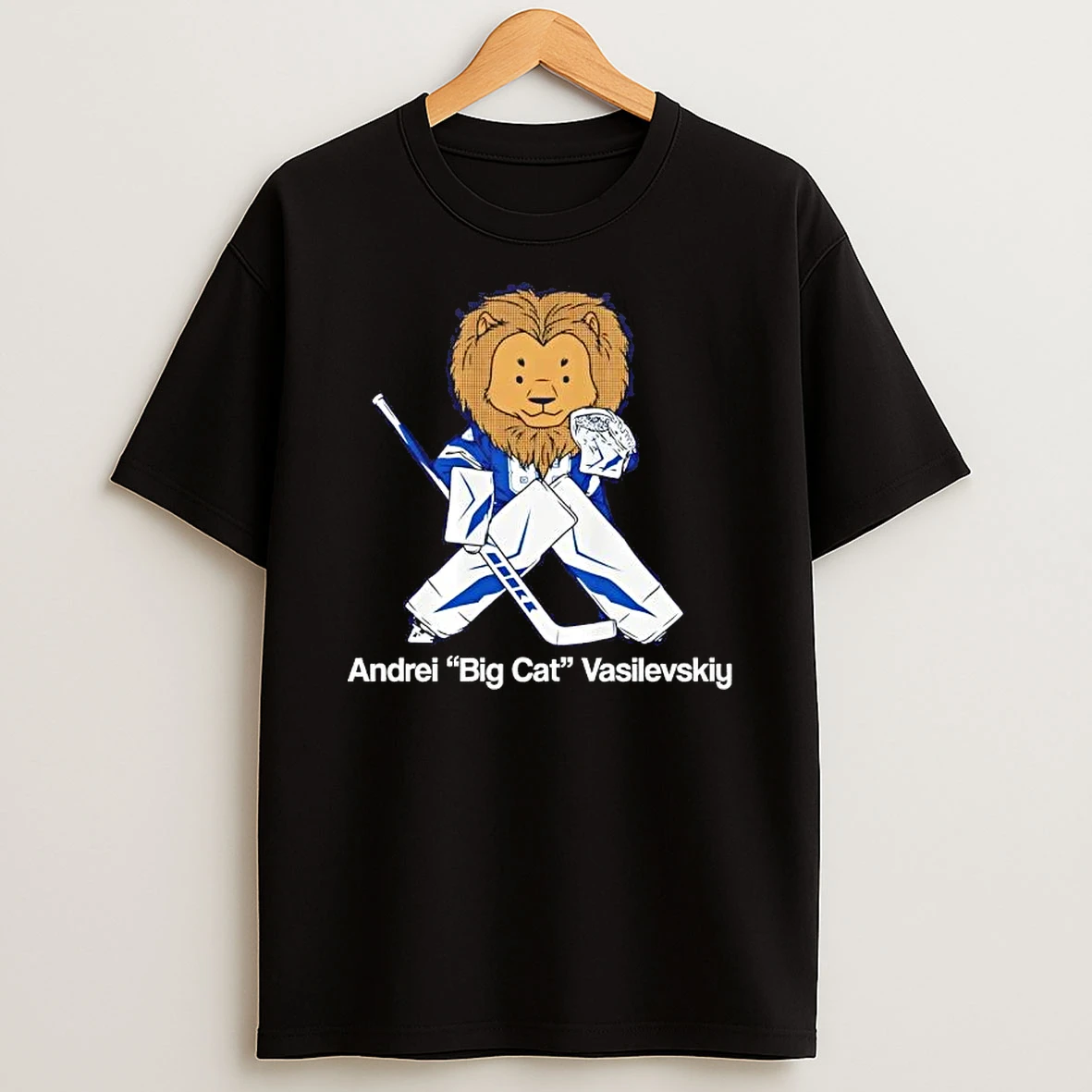 Tampa Bay Lightning Andrei Vasilevskiy Big Cat Guy T Shirt