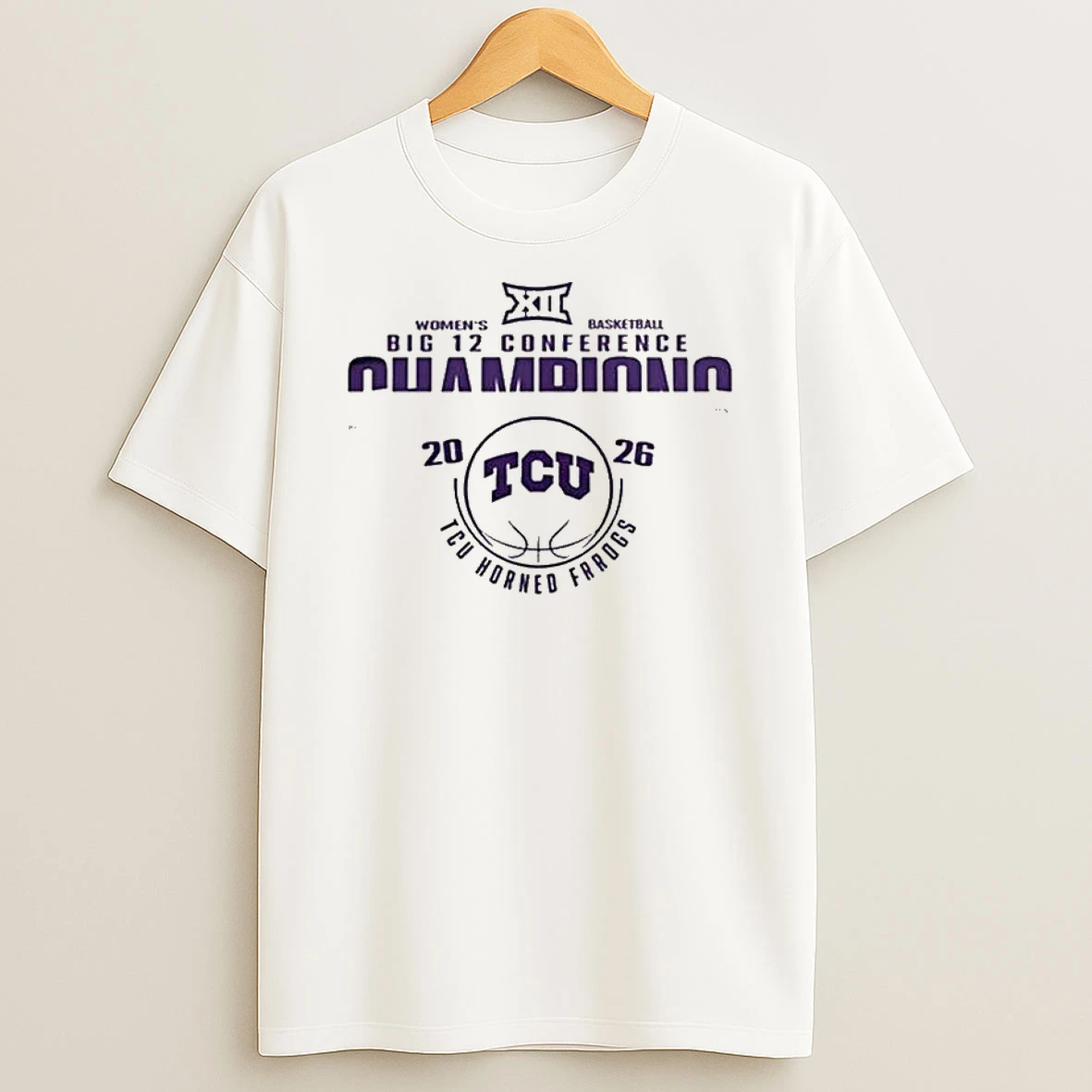 Tcu Horned Frogs Women Basketball Big 12 Champions T Shirt