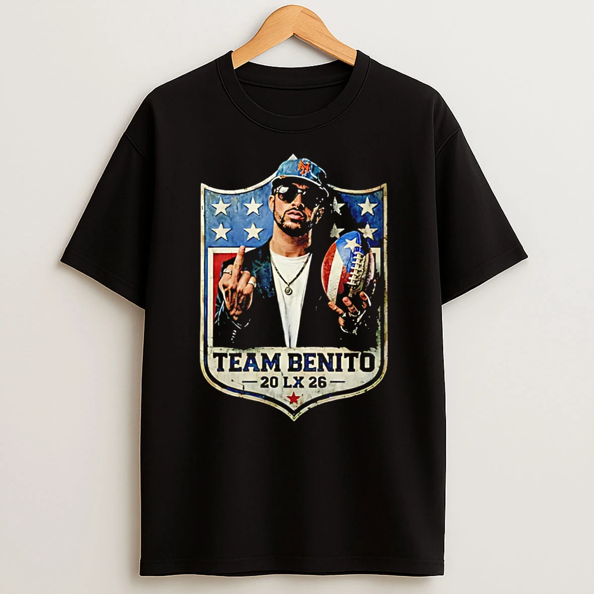 Team Benito Super Bowl Lx 2026 Bad Bunny Logo T Shirt