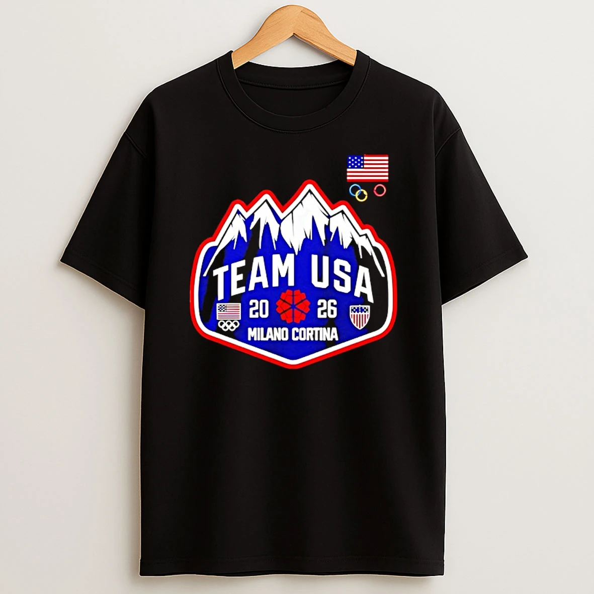 Team Usa Milano Cortina 2026 Olympic Winter Games Logo T Shirt