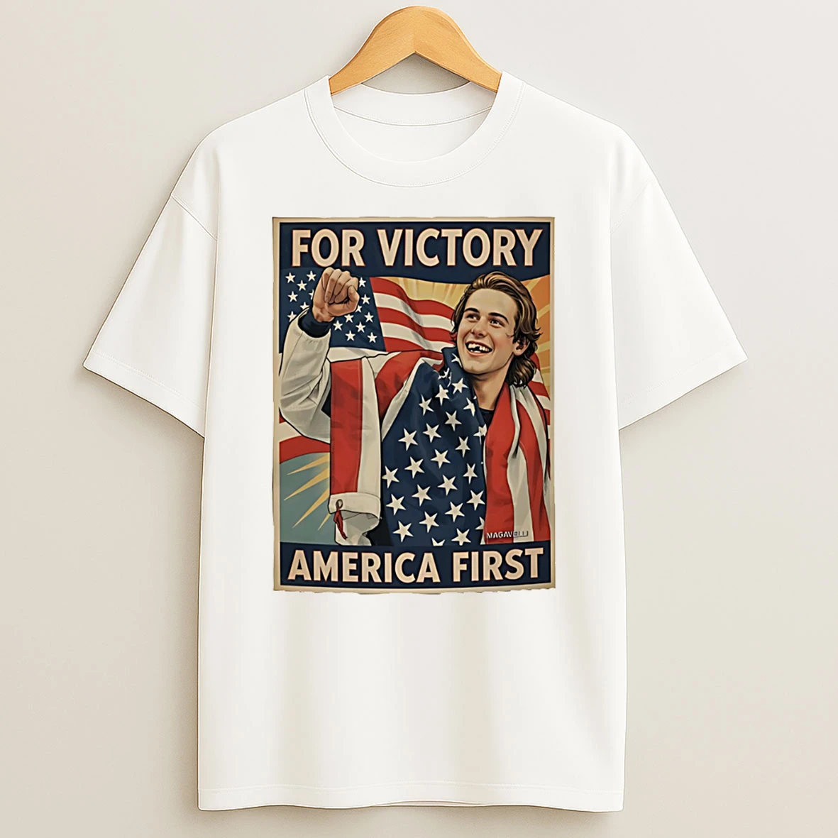 Team Usa Hockey Champions For Victory America First T Shirt