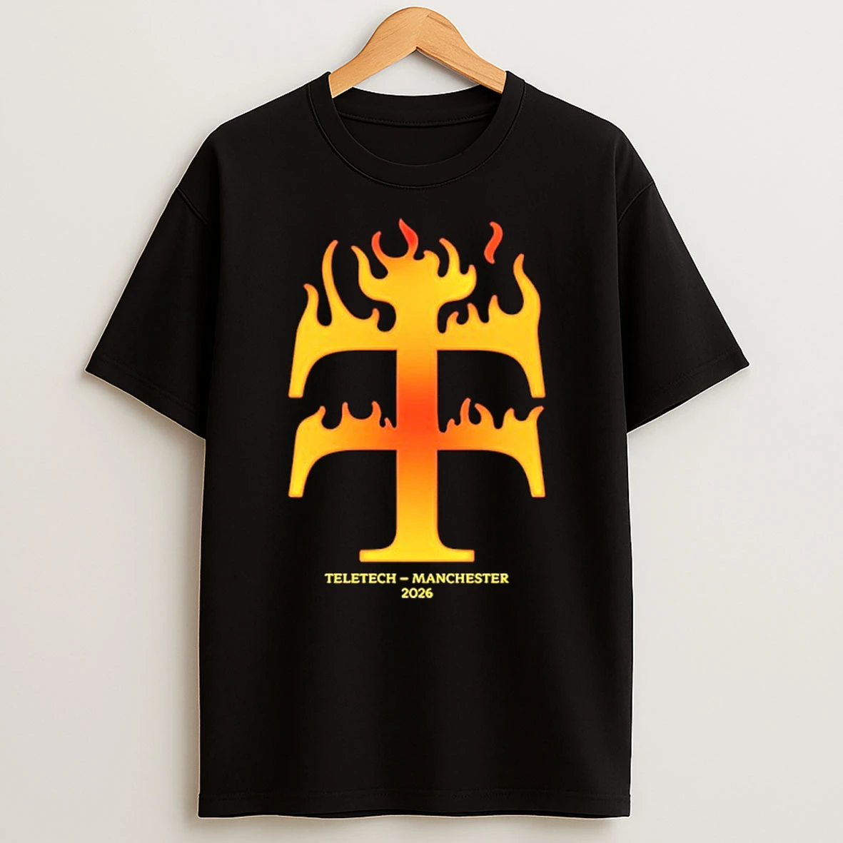 Teletech Manchester 2026 Flame Graphic T Shirt