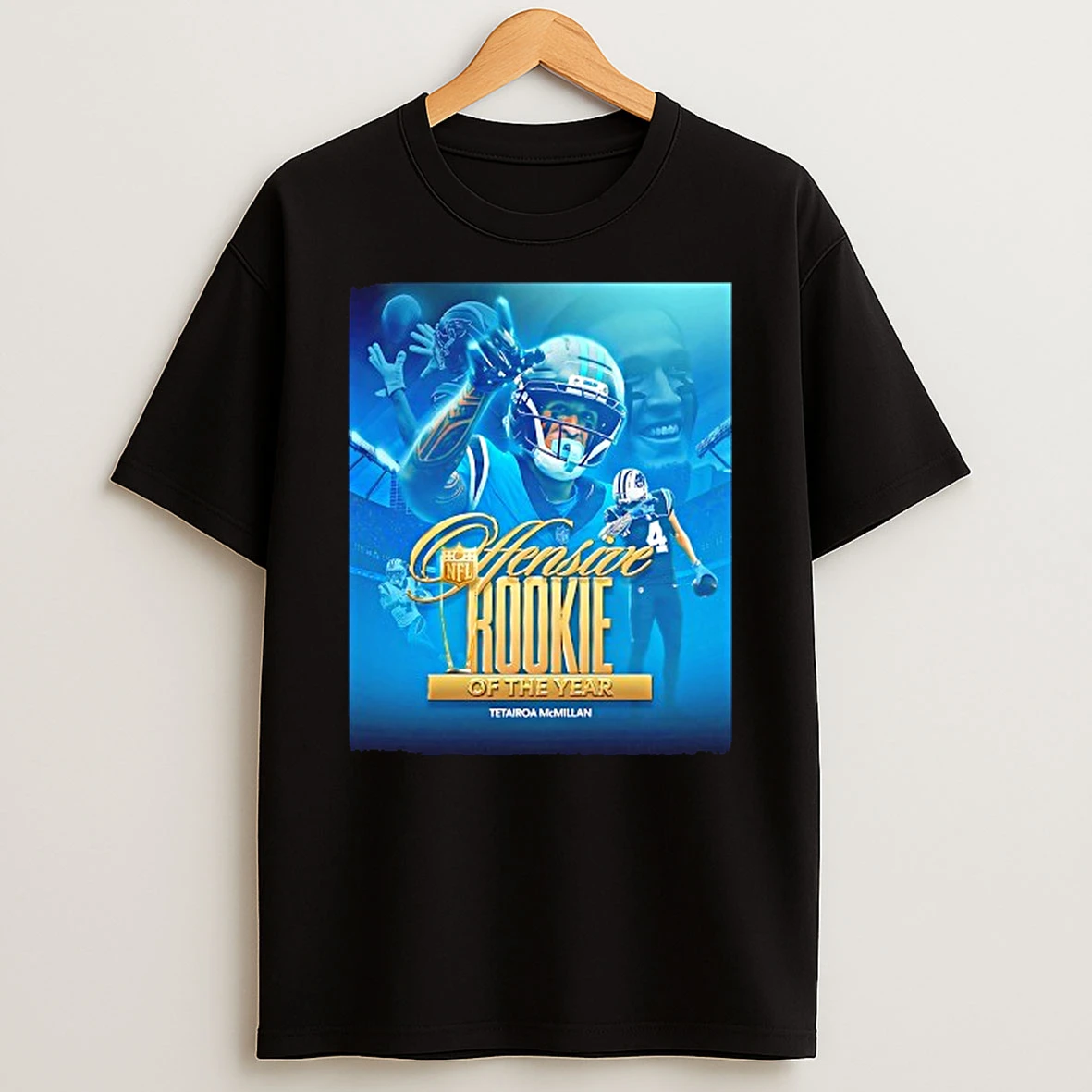 Tetairoa Mcmillan Wins Offensive Rookie Of The Year 2025 T Shirt