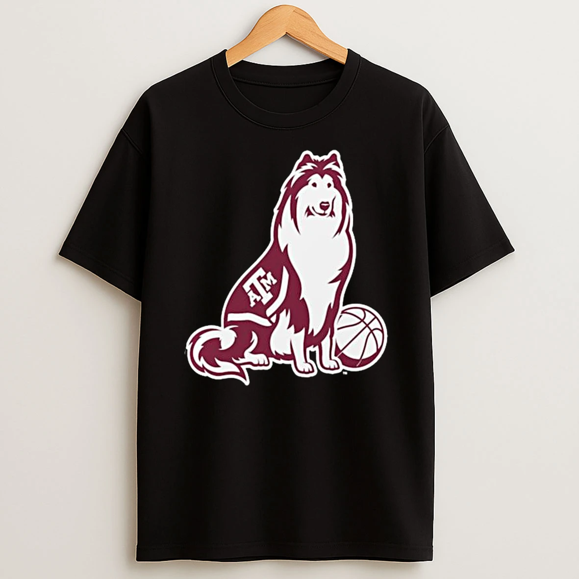 Texas Am Aggies Reveille Basketball T Shirt
