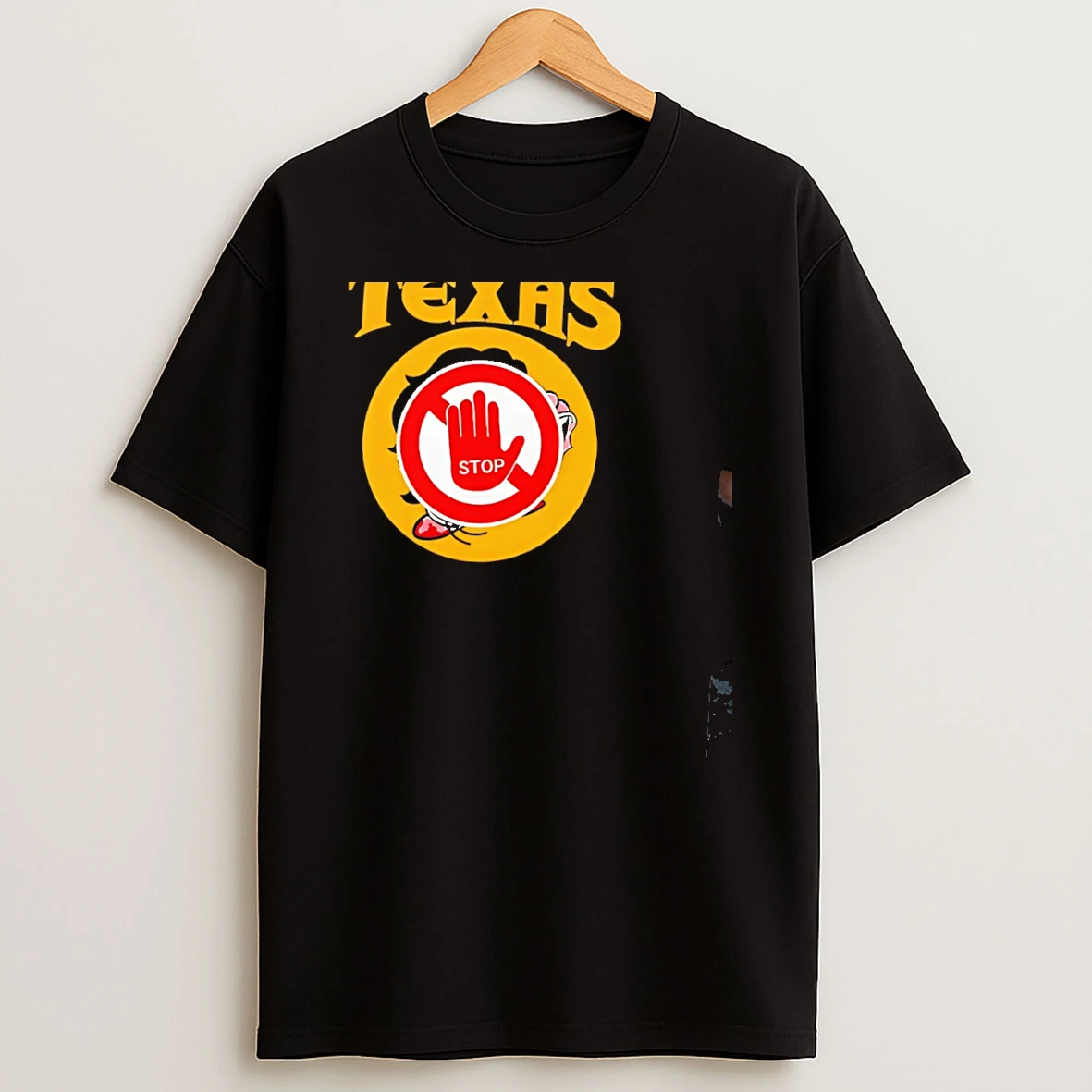 Texas Stop Hand T Shirt