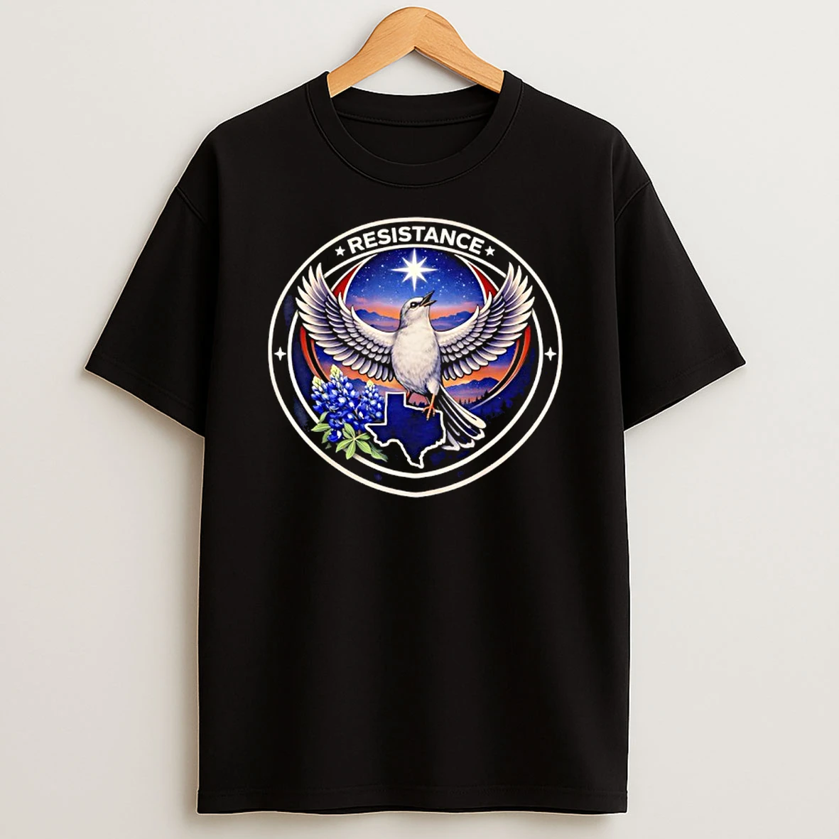 Texas Tx Rebel Bird Alliance Resistance No Kings 2026 T Shirt