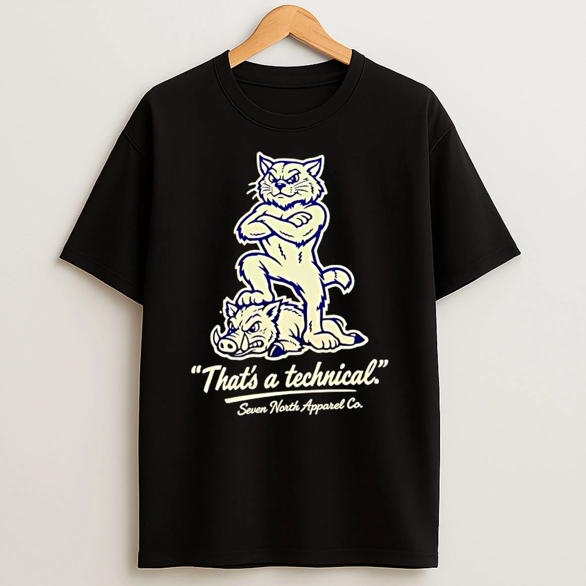 Thats A Technical Seven North Apparel Co Graphic T Shirt