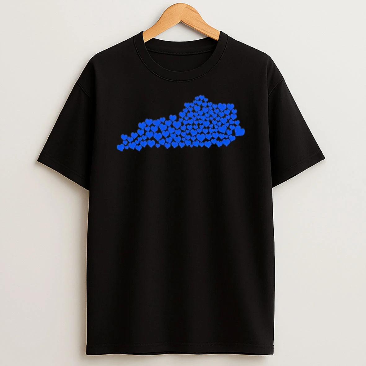 The 120 Counties Heart Kentucky Map T Shirt