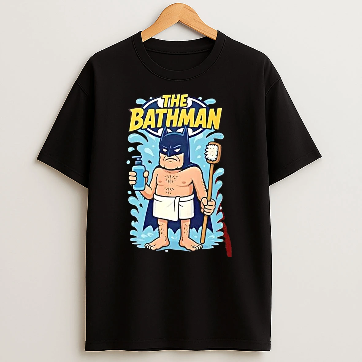 The Bathman Funny Superhero Parody T Shirt