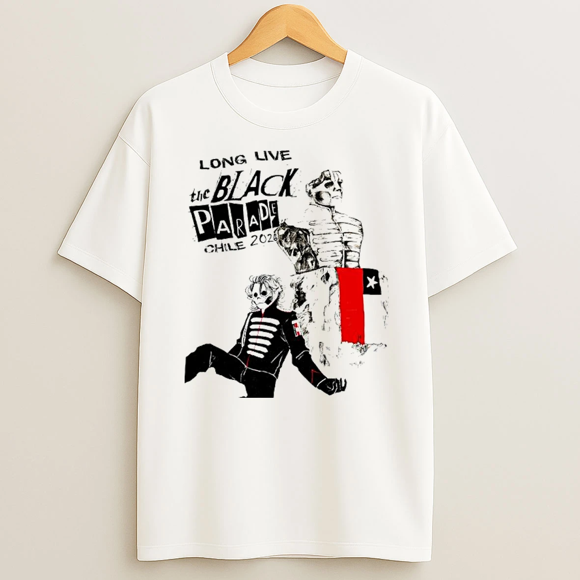 The Black Parade 2026 Event In Chile My Chemical Romance T Shirt