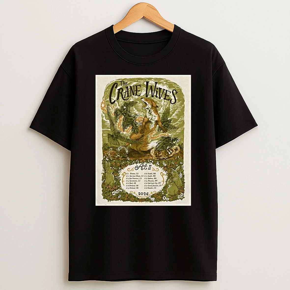 The Crane Wives Act Ii June 2026 Shows T Shirt