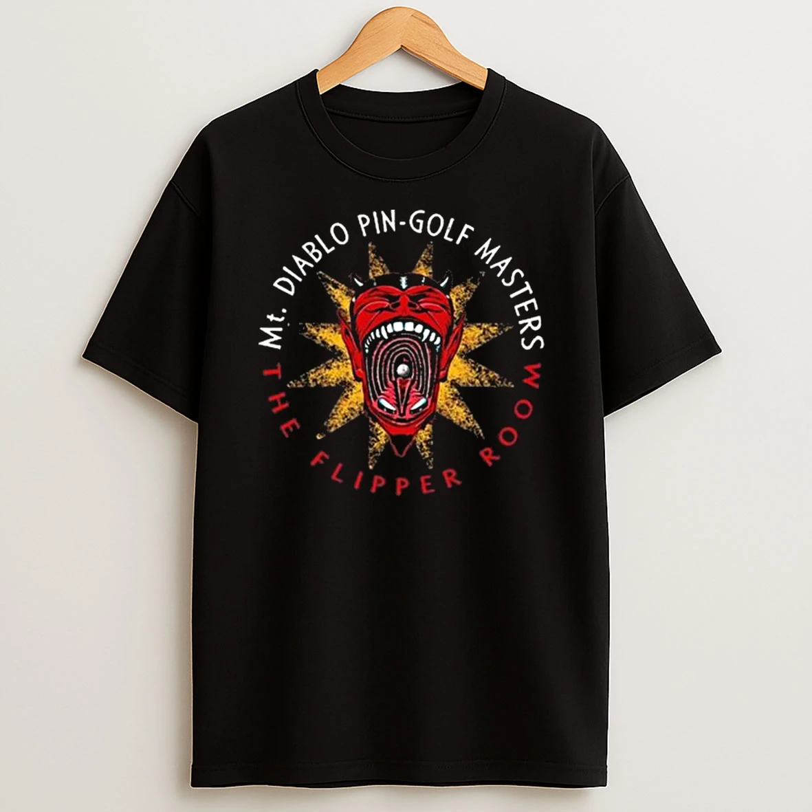 The Flipper Room Mt Diablo Pin Golf Masters T Shirt