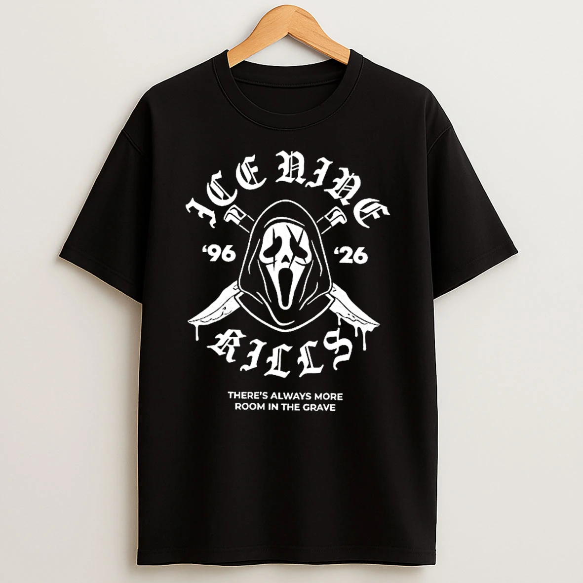 The Ghostface Ice Nine Kills Twisting Knife Theres Always More Room In The Grave 2026 T Shirt