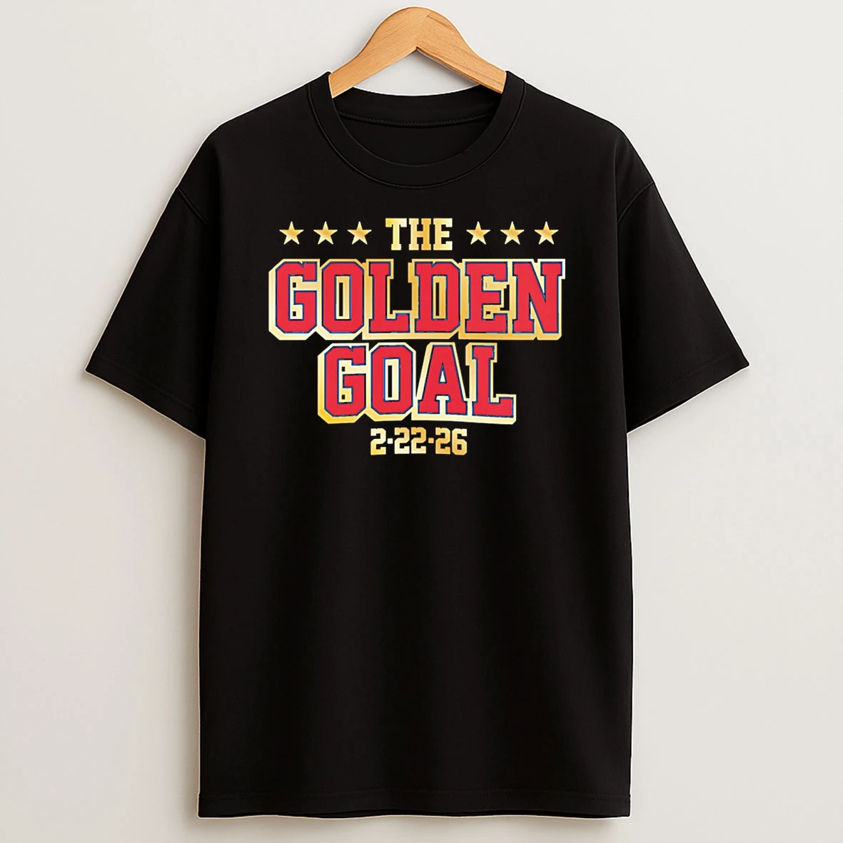 The Golden Goal Us Hockey World Champs 2026 T Shirt