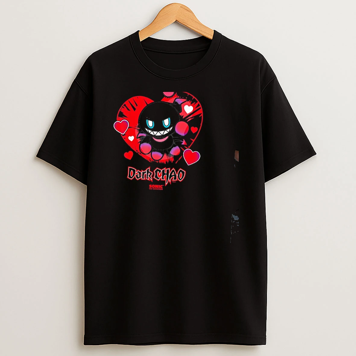 The Hedgehog Dark Chao Valentines Day T Shirt
