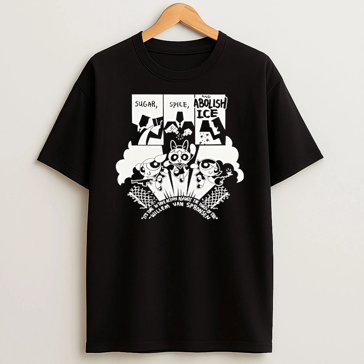 The Powerpuff Girls Sugar Spice And Abolish Ice T Shirt