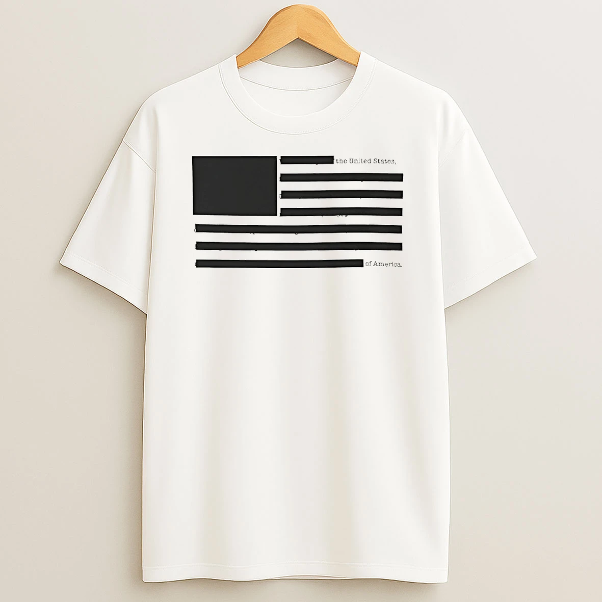 The Redacted States Of America Release The Files The United States Of America T Shirt