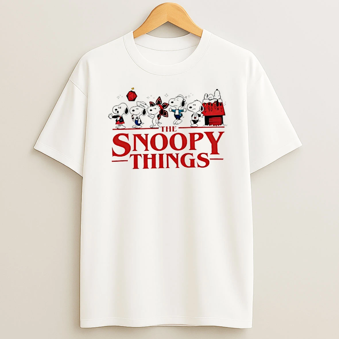 The Snoopy Things Snoopy X Stranger Things T Shirt