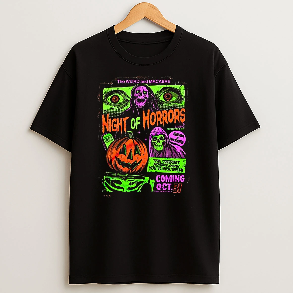 The Weird And Macabre Night Of Horrors T Shirt