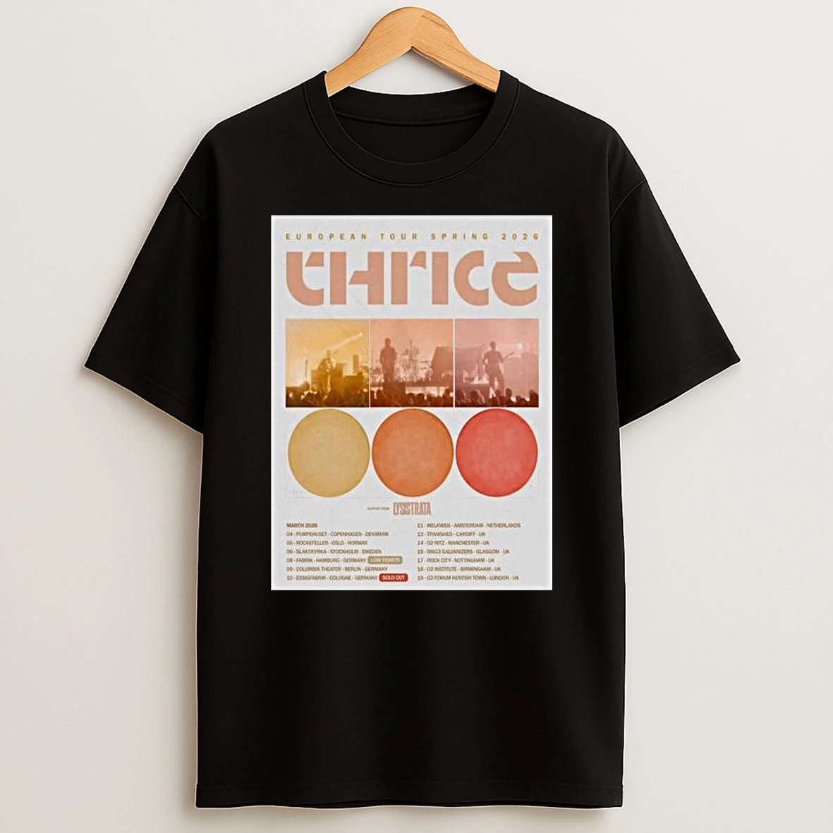Thrice March Tour 2026 T Shirt