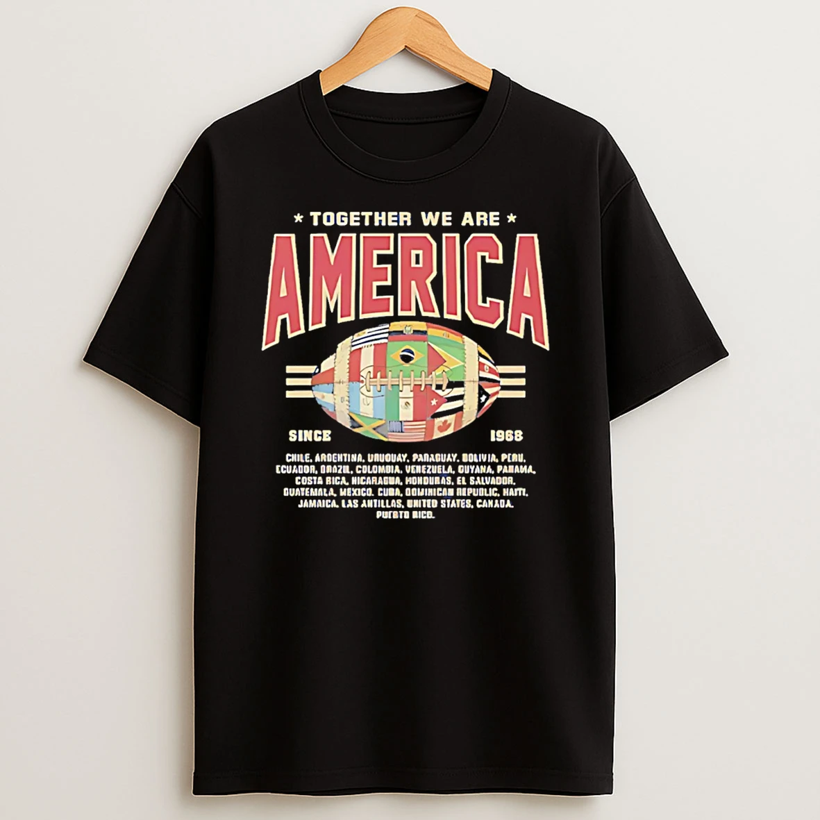 Together We Are America American Football T Shirt