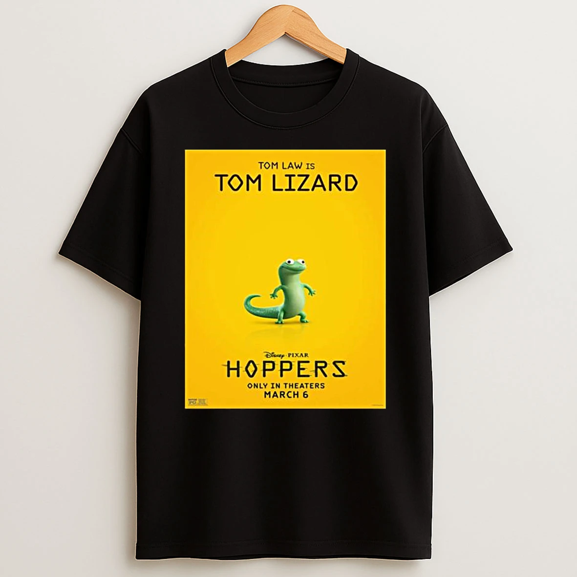 Tom Law Is Tom Lizard Character For Hoppers Only In Theaters March 6 2026 T Shirt