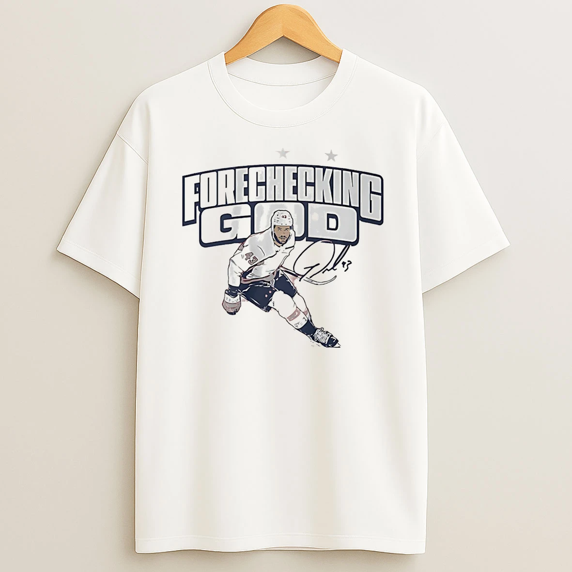 Tom Wilson Forechecking God Signature T Shirt